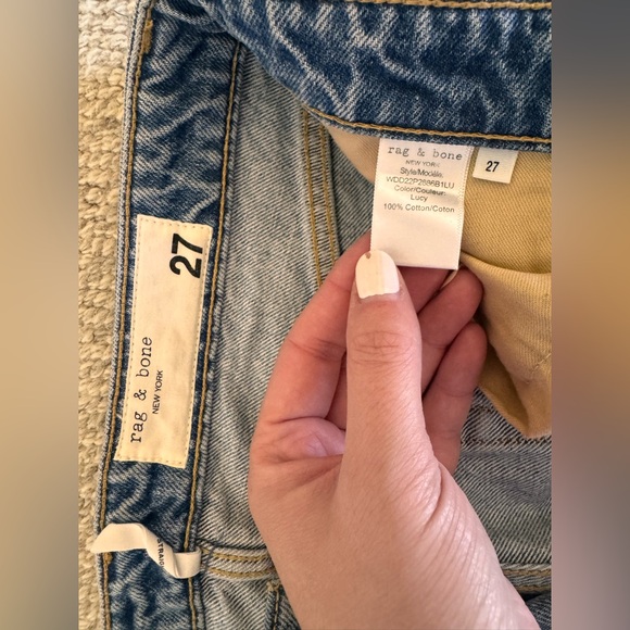 Rag and Bone Alex high rise straight, Lucy, size 27 - Picture 8 of 8